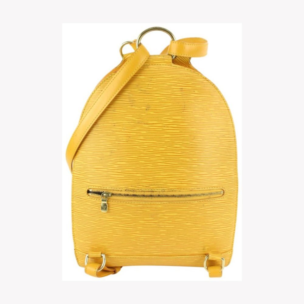 Louis Vuitton Yellow Epi Leather Mabillon Backpack 6lv1108